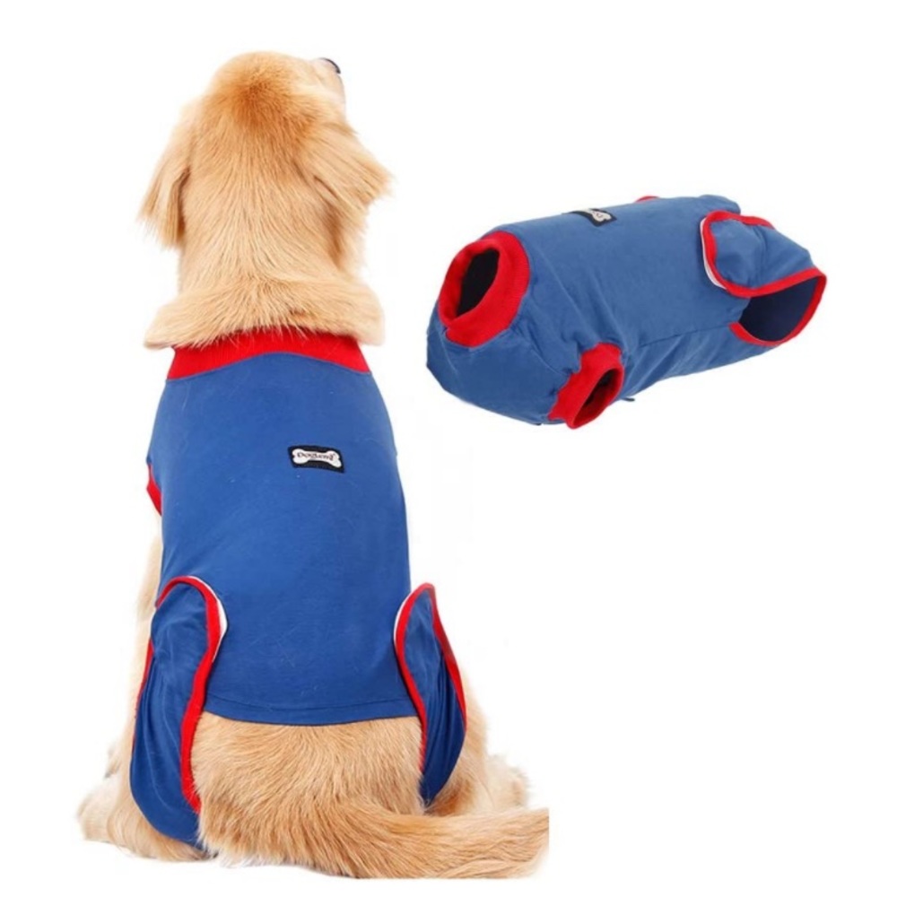 🦋EMUST Dog Recovery Suit, After Surgery Wear, for Abdominal Wounds, XS🆕🚭